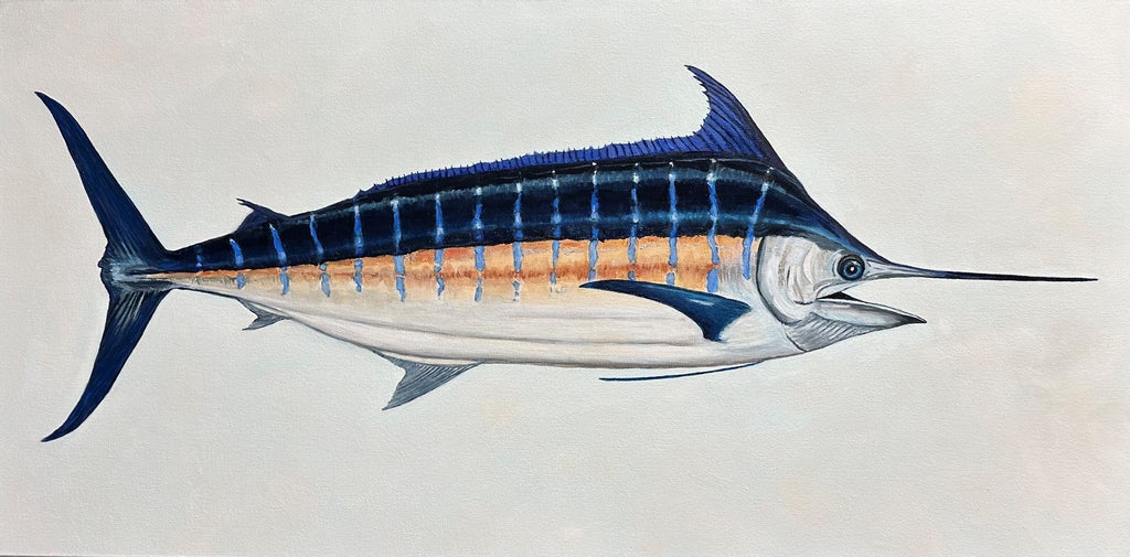 The Grander - Blue Marlin (36X18)