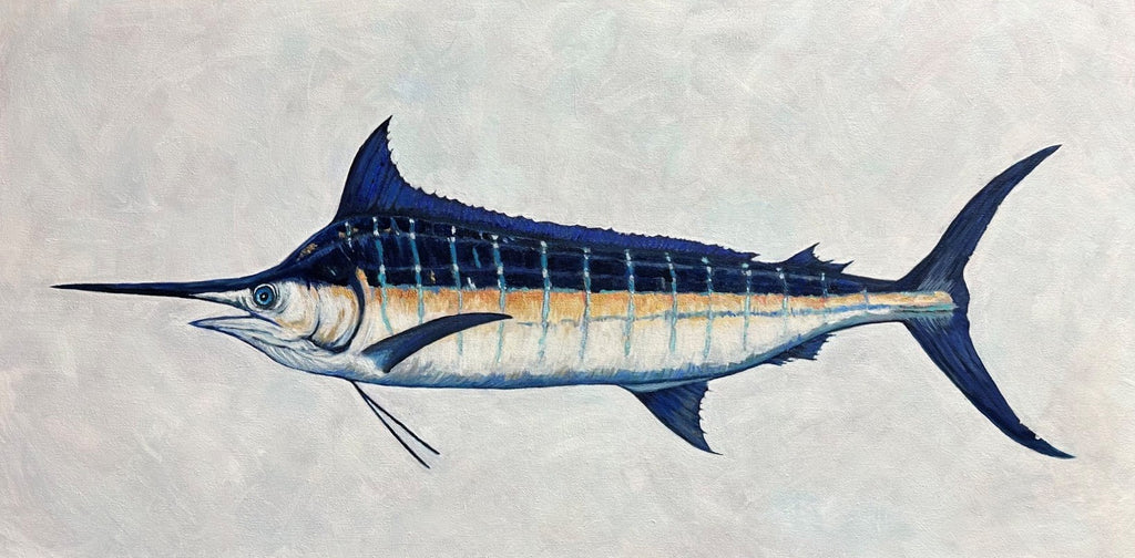 The Majestic Blue Marlin (36X18)
