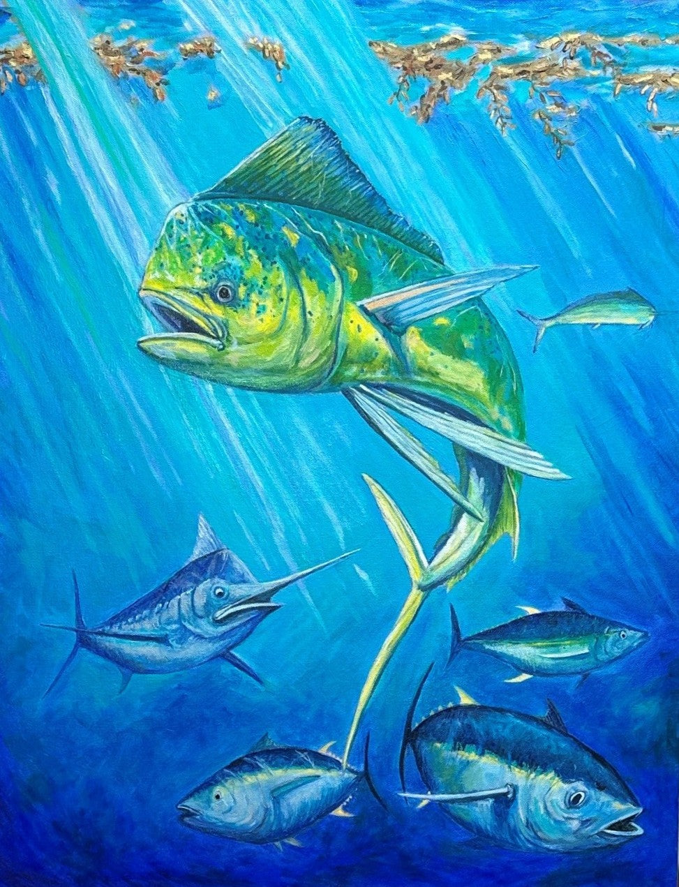 Beneath the Sargassum (22X28)