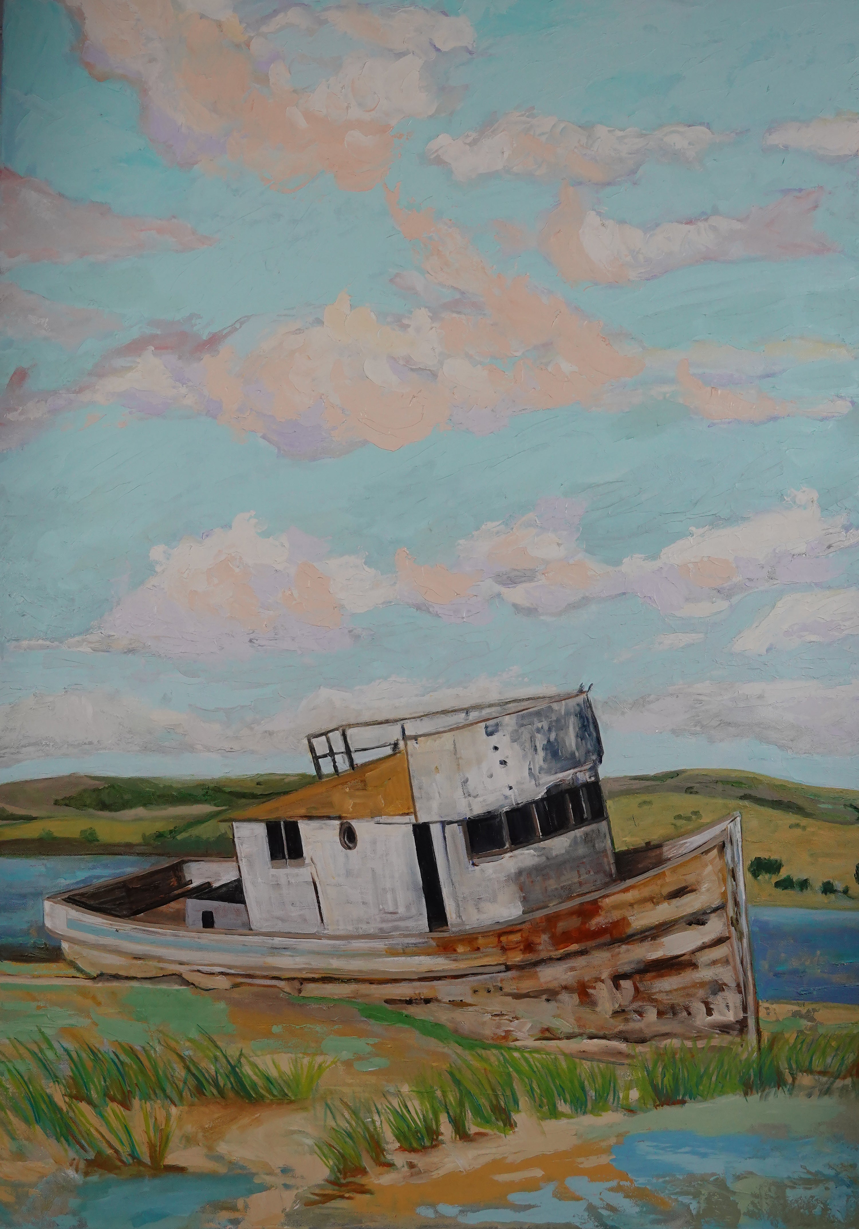 How Many Seas Must a White Dove Sail - Point Reyes (28X40)