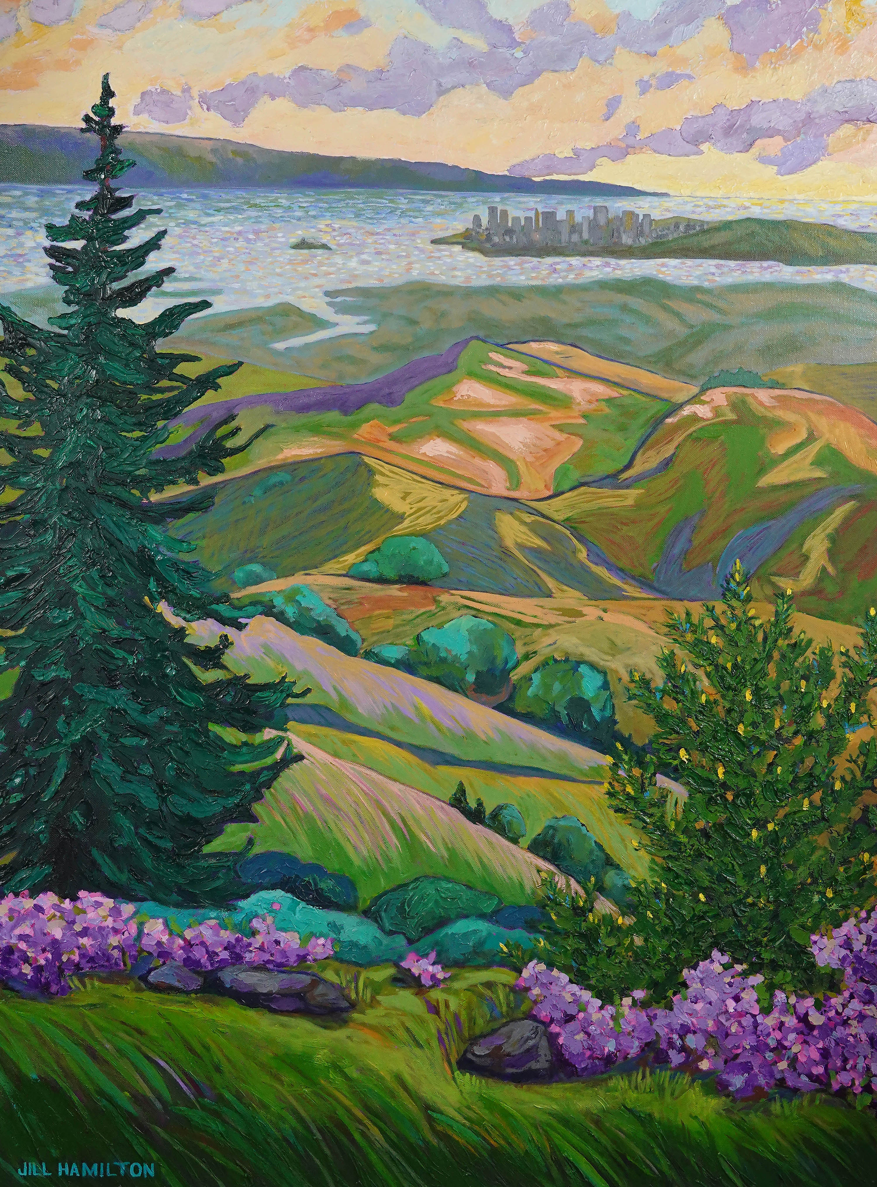 A View from Mount Tamalpais (30X40)