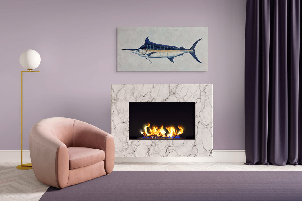 The Majestic Blue Marlin (36X18)