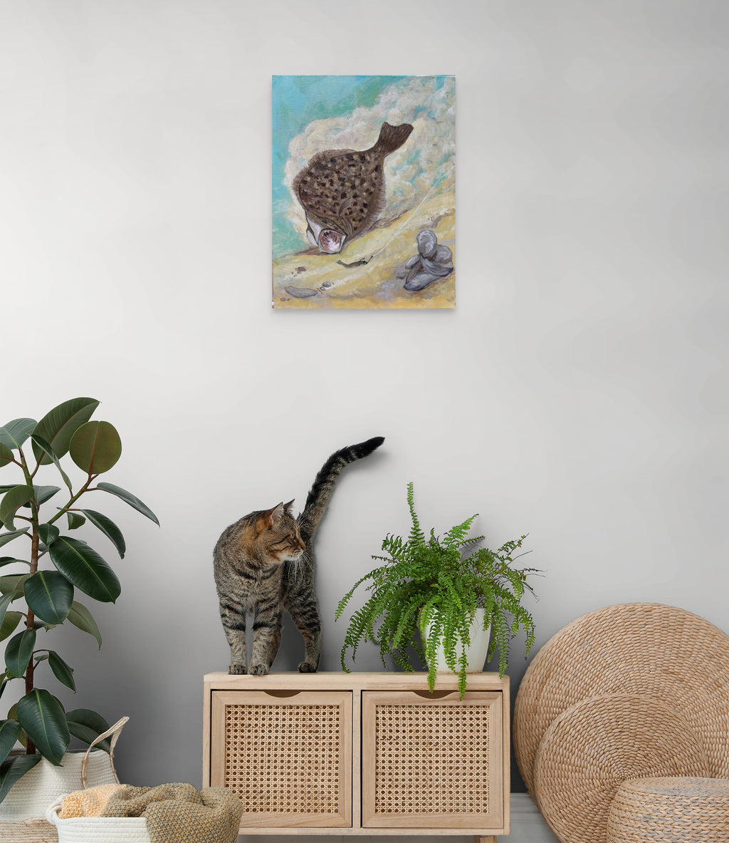 Flounder Ambush (16X20)