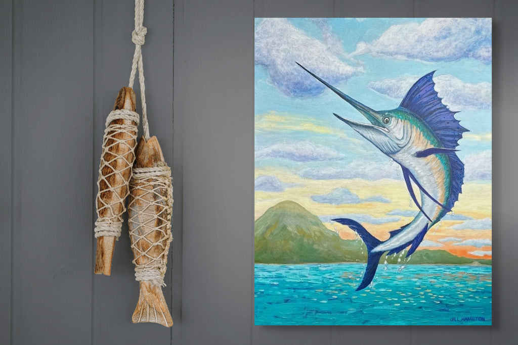 Sailfish Dancing In The Dawn (24X30)