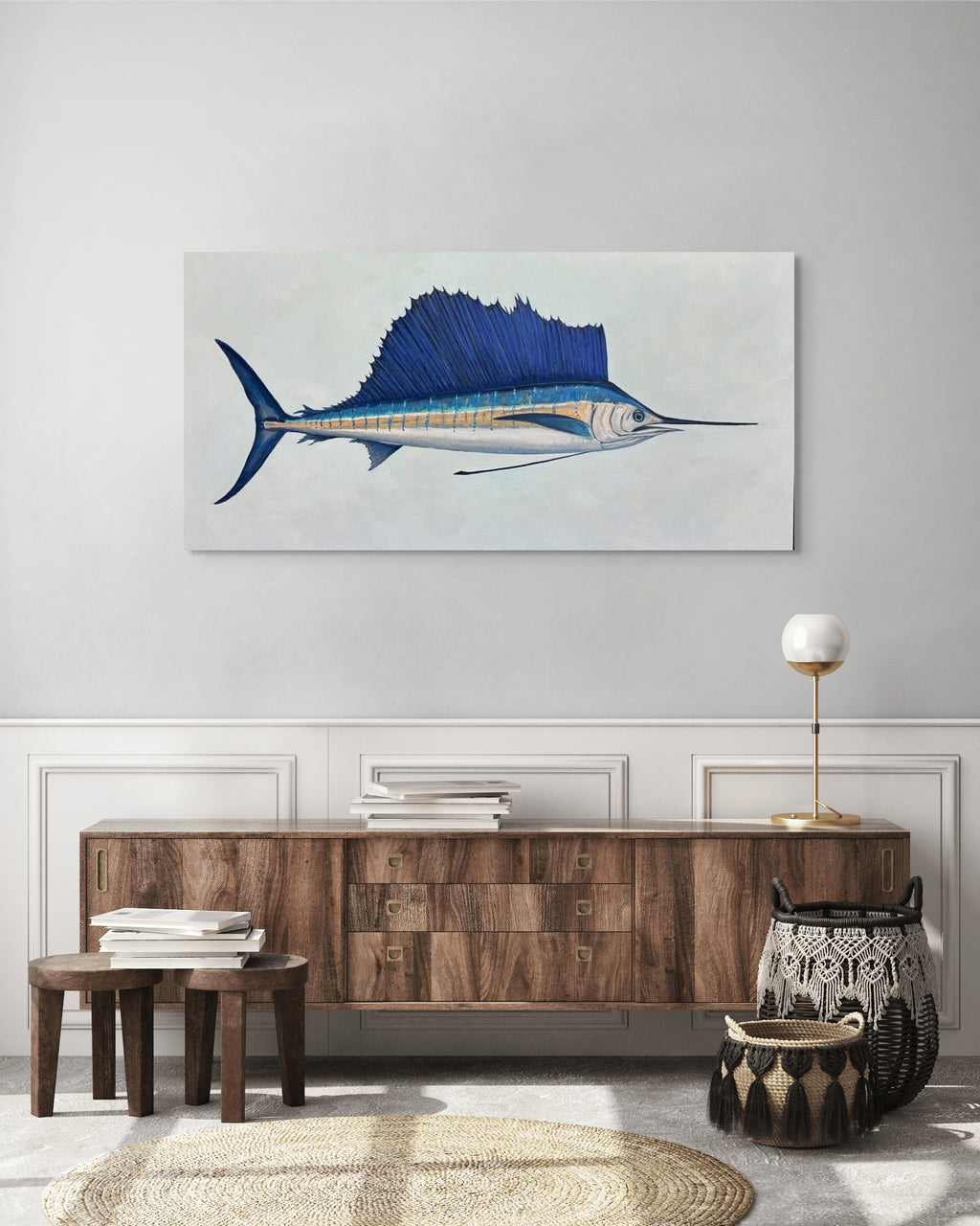 Pacific Sailfish - Dancers of the Open Sea (36X18)