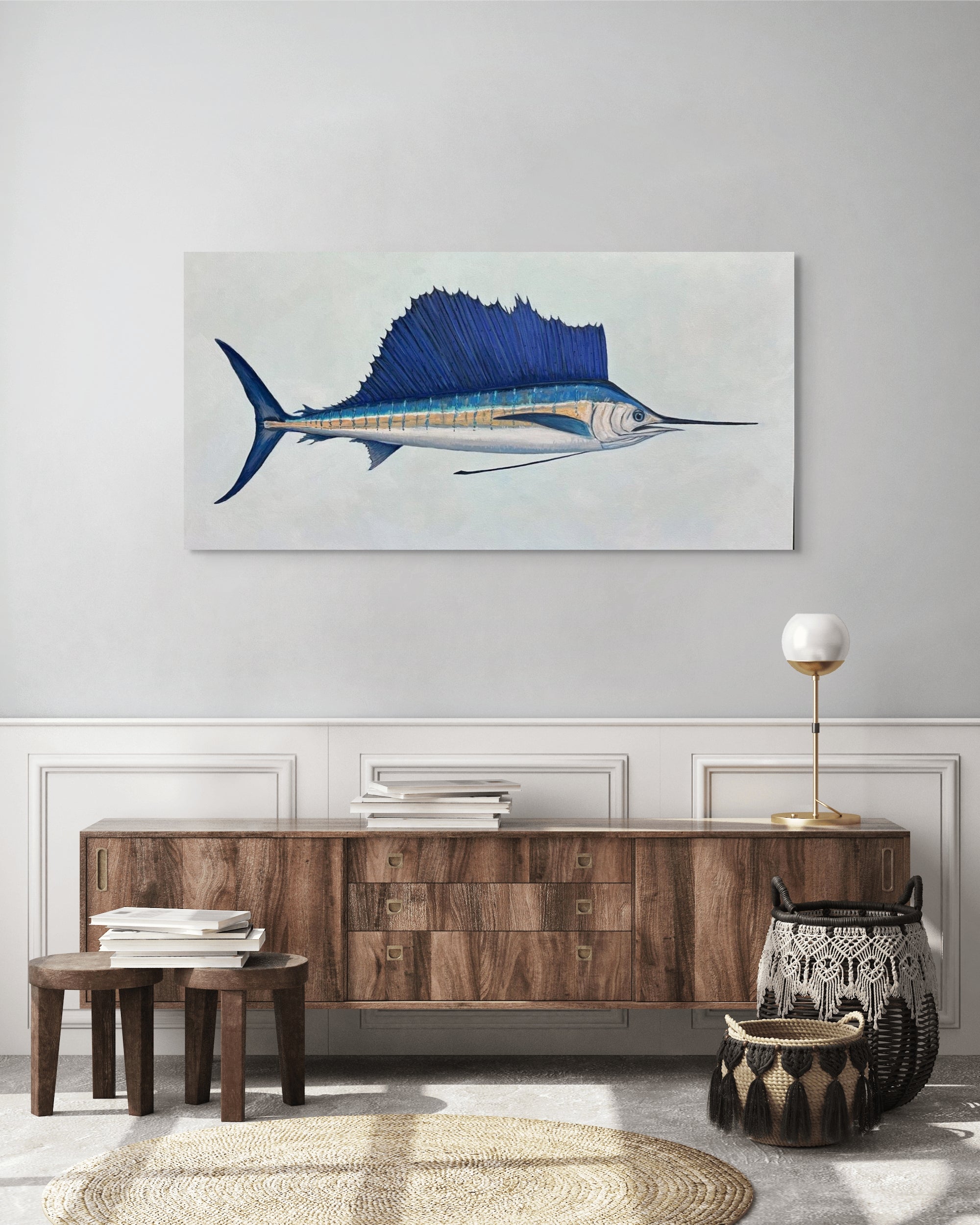 Pacific Sailfish - Dancers of the Open Sea (36X18)